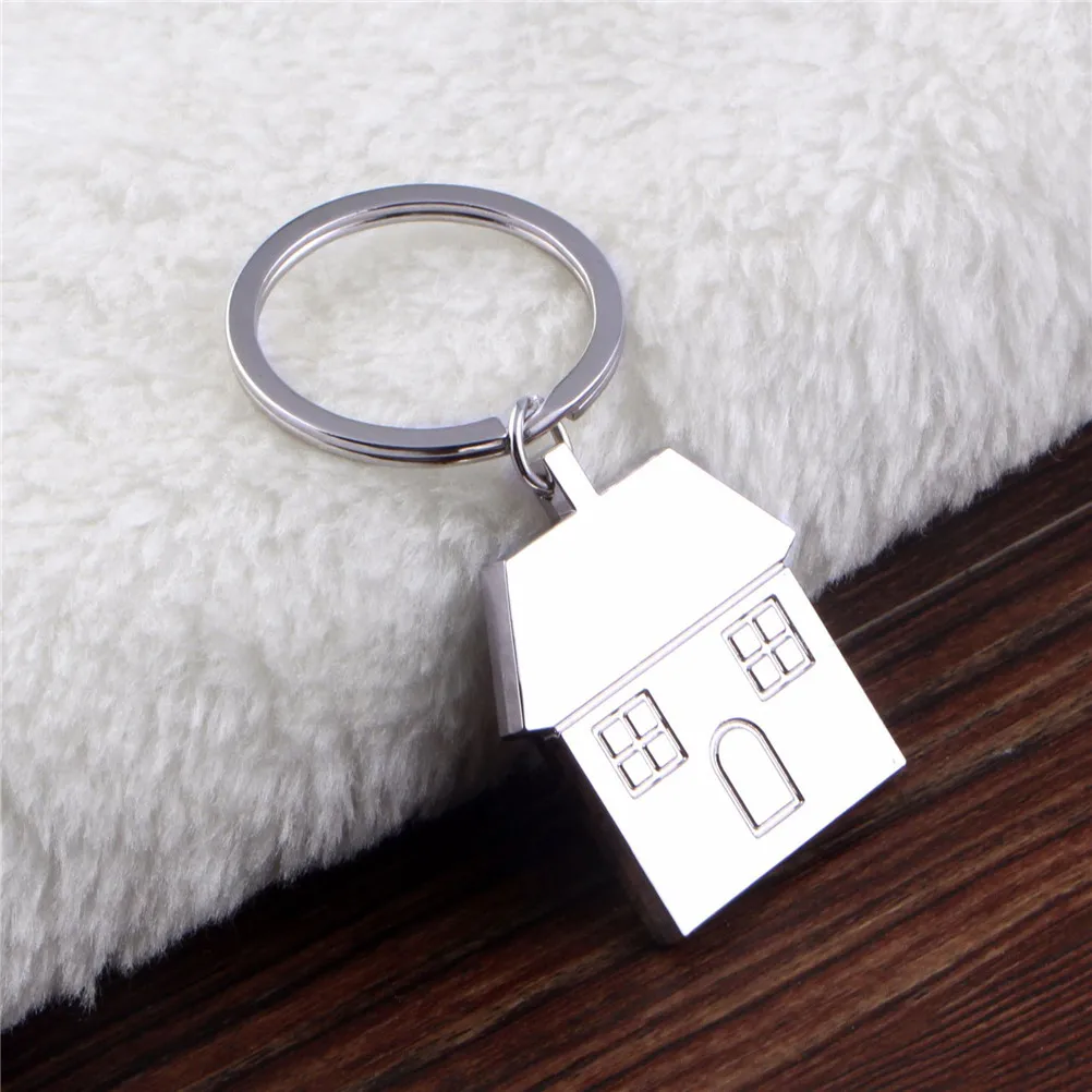 New Novelty Souvenir Creative Gifts House Keychain Key Ring Trinket Car Key Ring Arrival Metal House Key Chain