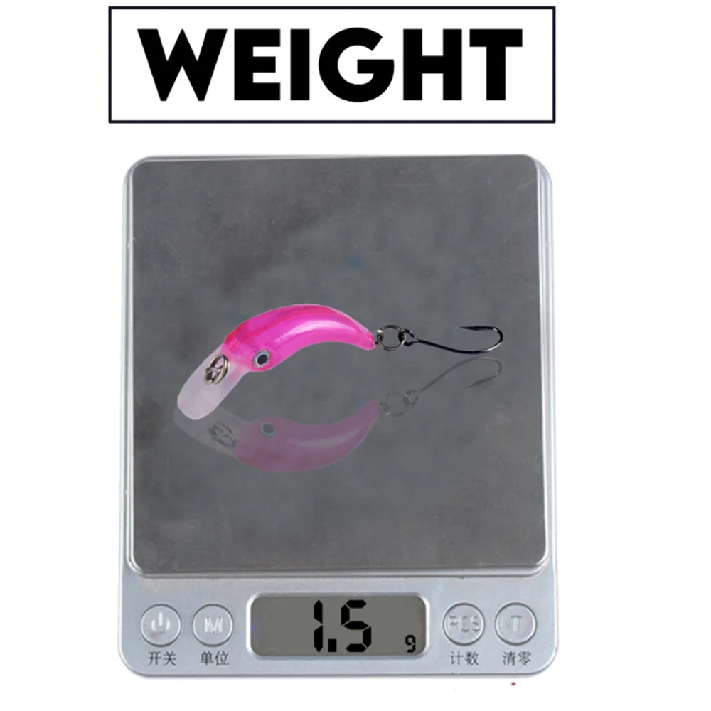 1 szt. Mini Minnow Fishing Lure Woblery 3,8 cm 1,5 g Pływająca sztuczna twarda przynęta z pojedynczym haczykiem Jerkbait Carp Bass Fishing — zdjęcie 3