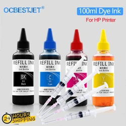 100ml Refill Dye Ink For HP 962 963 964 965 For Officejet Pro 9010 9012 9013 9014 9015 9016 9018 9019 9020 9022 9023 9025 9028