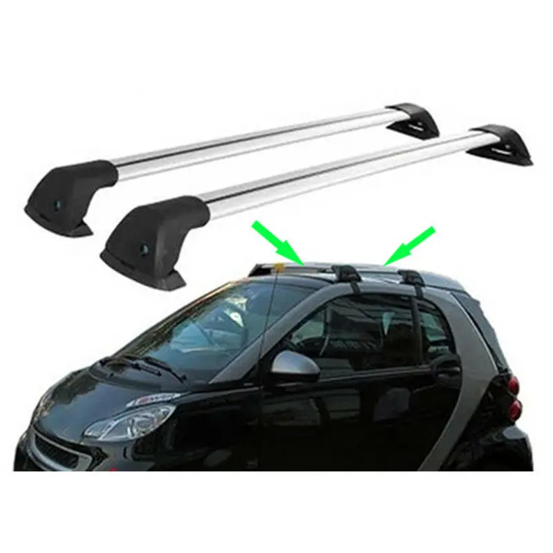 For Mercedes-Benz SMART 2-Doors 2008-2017 High quality Luggage Carrier Roof Rack HOLDER 2pcs