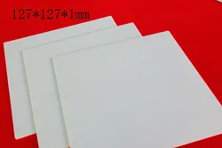 96 Alumina Ceramic Sheet 127X127X2 1 0.5mm Ceramic Experiment Board Setter Plate Square Heat Sink