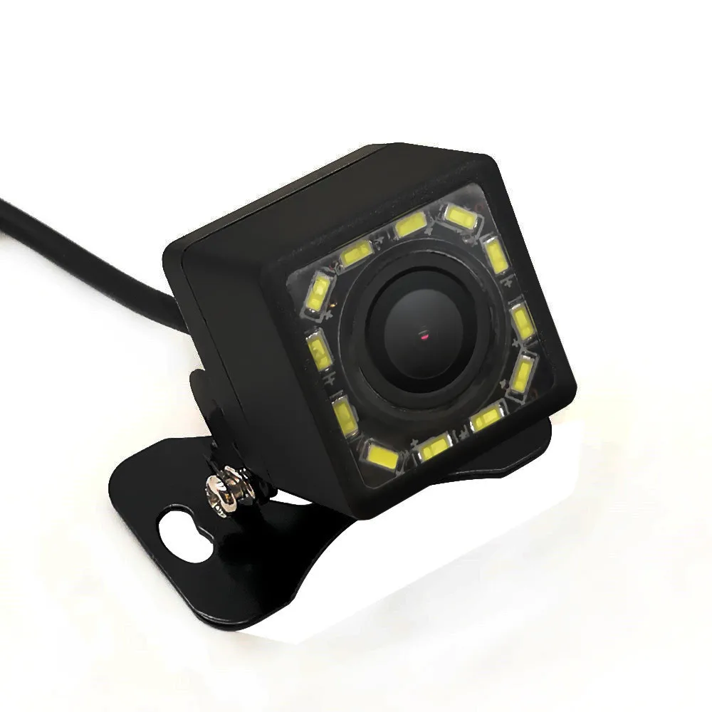 AHD fisheye starlight éjjeli Látás 12LED Erőtan Lövedékpálya Univerzális autó hátsó Látkép Backup Szikratávirát Veszteglés camer Vízhatlan esőköpény