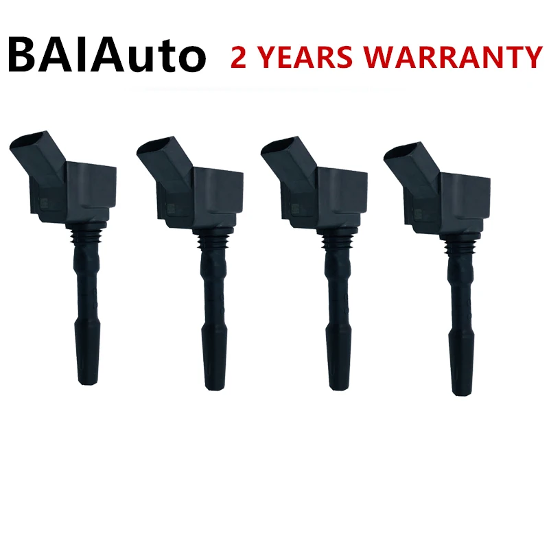 

06H 905 199 A 4 шт. EA888 катушки зажигания двигателя для Skoda Audi A1 A3 S3 Q3 TT VW Golf Passat B8 Seat 06K 905 110 K 06K905110C