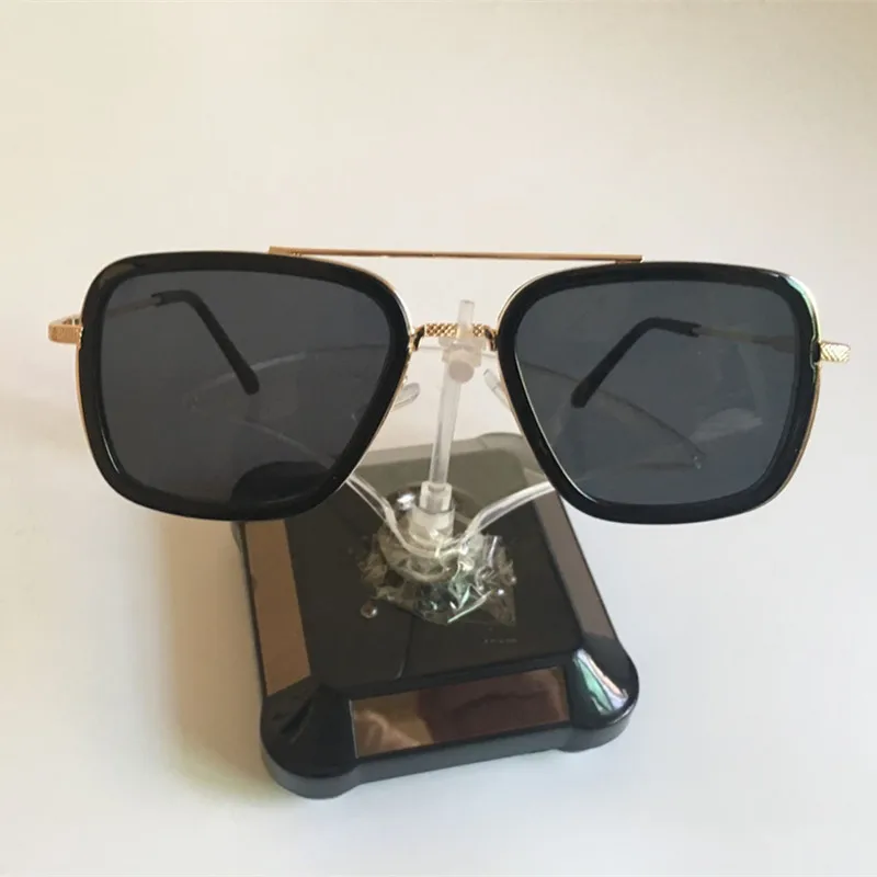 Kids Lentes Tony Stark Sunglasses Vintage Glasses Children 8-16 Years Old Boys And Girls Sun Glasses Gafas Oculos image 3