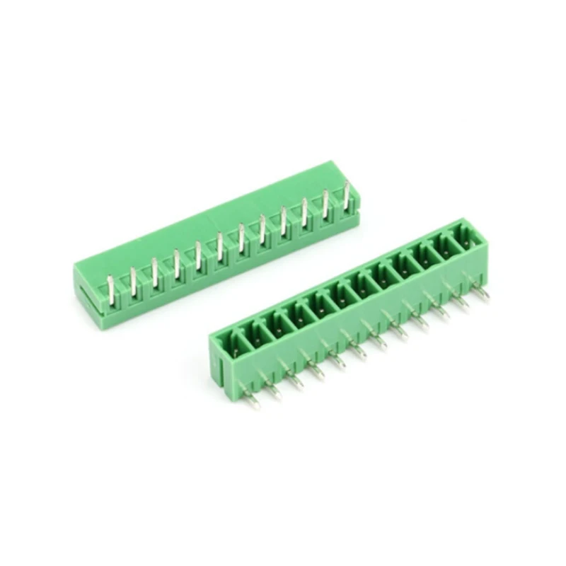 (10 Pcs) KF 2EDGR 3.81mm - 2P ~ 24P Only Curved Needles Pluggable Connector 3.81 KF2EDGR 15EDGR 3.81