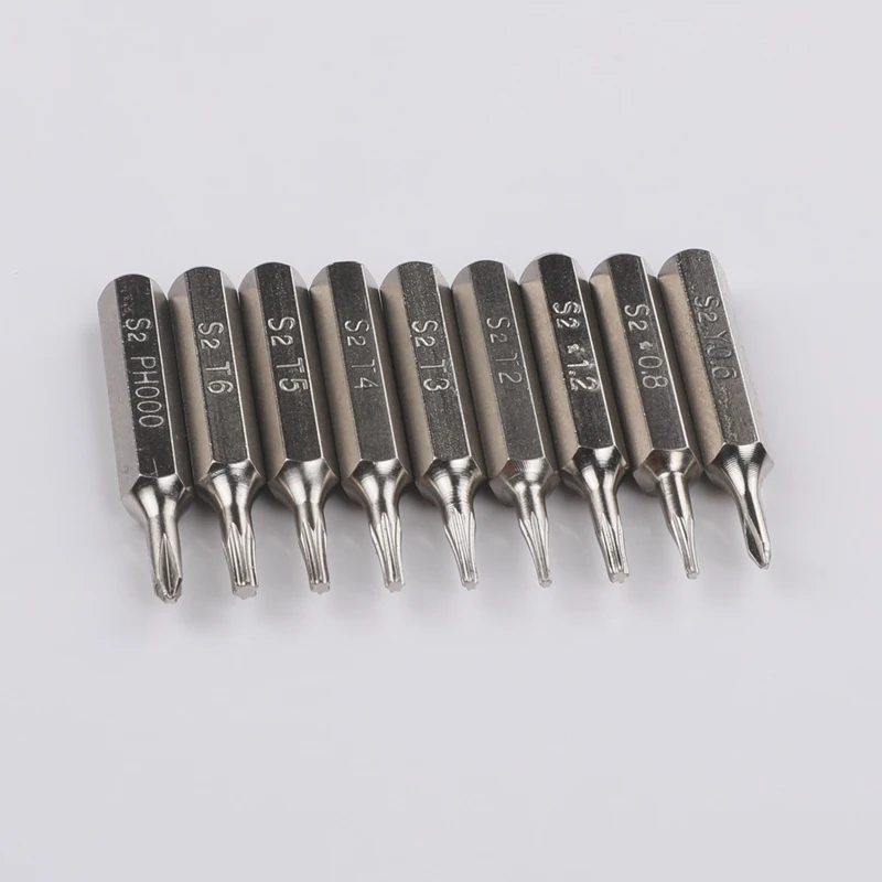 9pcs H4 Screwdriver Bits 3/25\