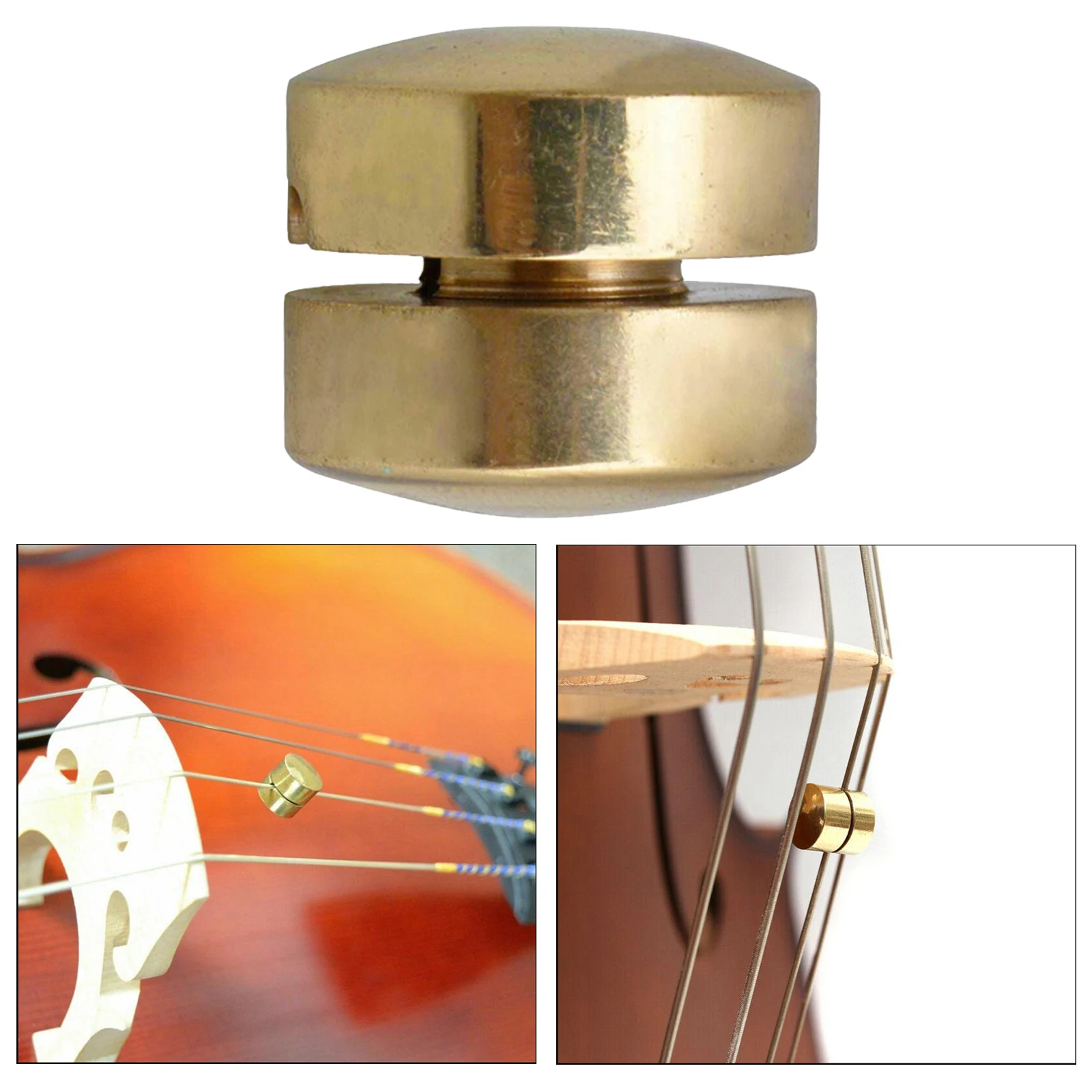 Brass Button Type 1/4-4/4 Cello Wolf Tone  for Violin Tone Adjuster Violin Parts and Accessories