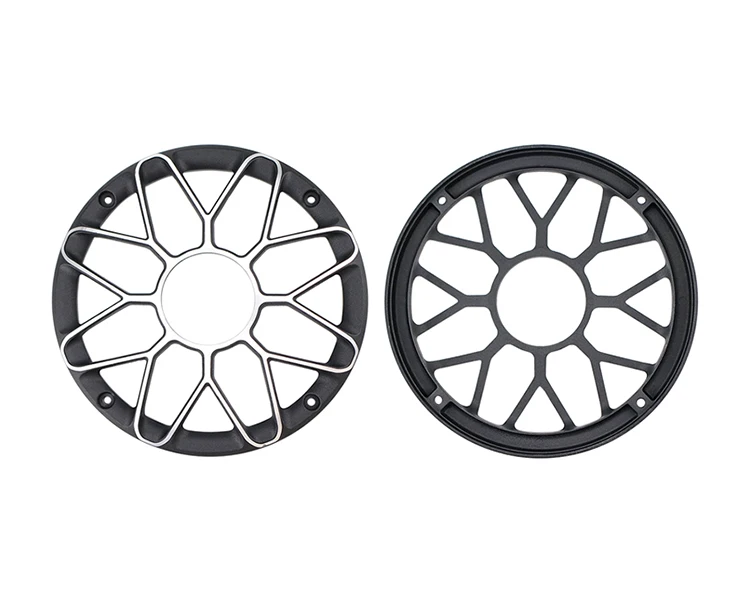 GHXAMP 6 zoll 6,5 zoll SubWoofer Auto Lautsprecher Grill Mesh Gehäuse Aluminium Woofer Net Lautsprecher Metall schutzhülle Diy 1 pairs – Detail 9