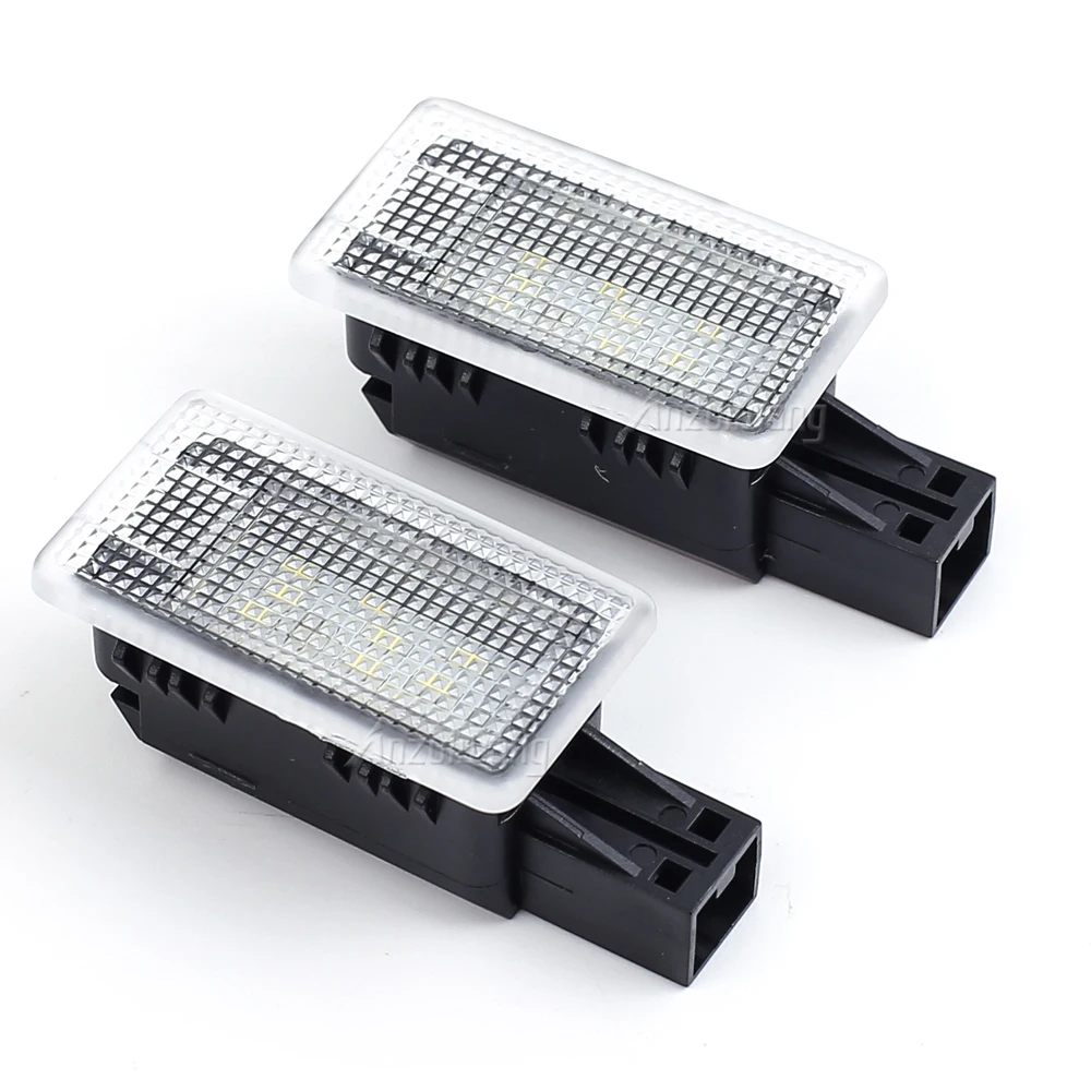 2Pcs Car LED Courtesy Trunk Boot Light Footwell Welcome Door Lamp Boot Lamp For Volvo V40 V40CC V60 S60 S80 XC40 XC60 XC90