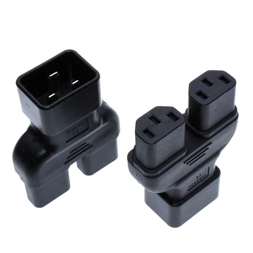 

IEC320 C20 TO C13, IEC 320 C20 Male to Dual 2*C13 Female Power Adapter, IEC Male to 16A UPS PDU Power Adapter YL-331212