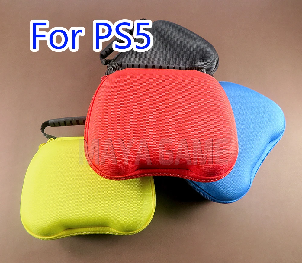 8pcs Travel Carrying Portable Protective Case Storage Bag EVA Hard Cover Shell Waterproof Handbag for PS5 Controller