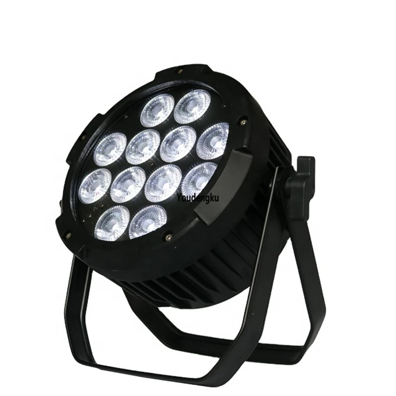 

8pcs 12 x 10W RGBW 4 in 1 par can dmx led indoor decoration flat Mini Par64 led Lighting Lamp