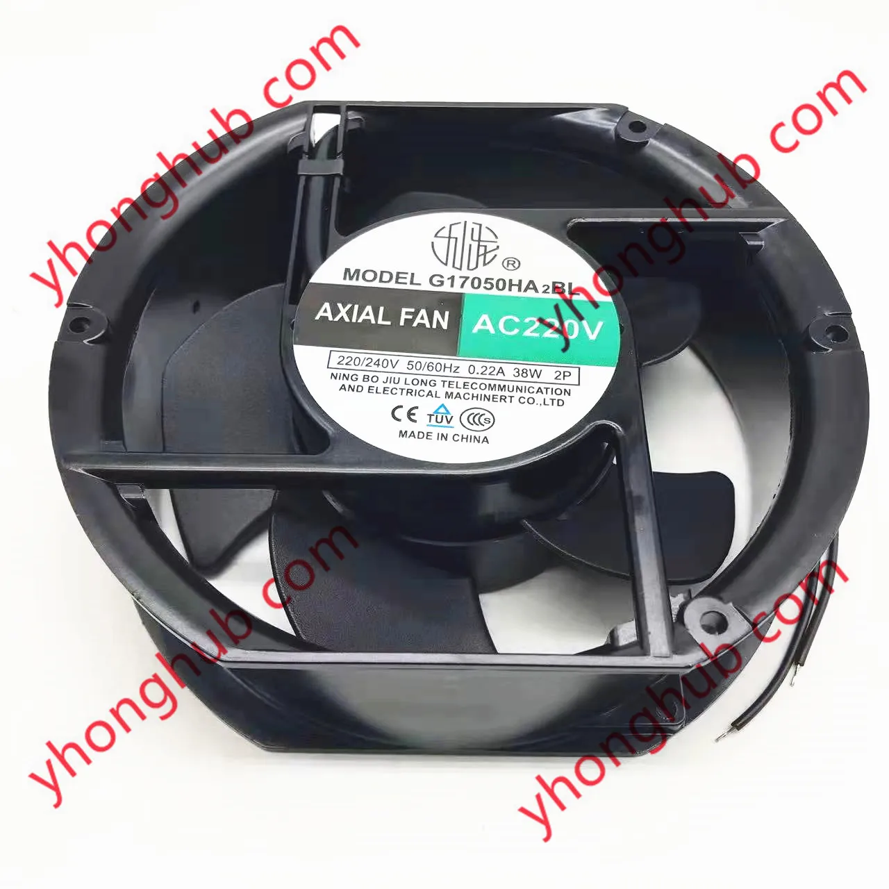 AXIAL FAN G17050HA2BL AC 220/240V 50/60HZ 170x170x50mm Server Cooling Fan