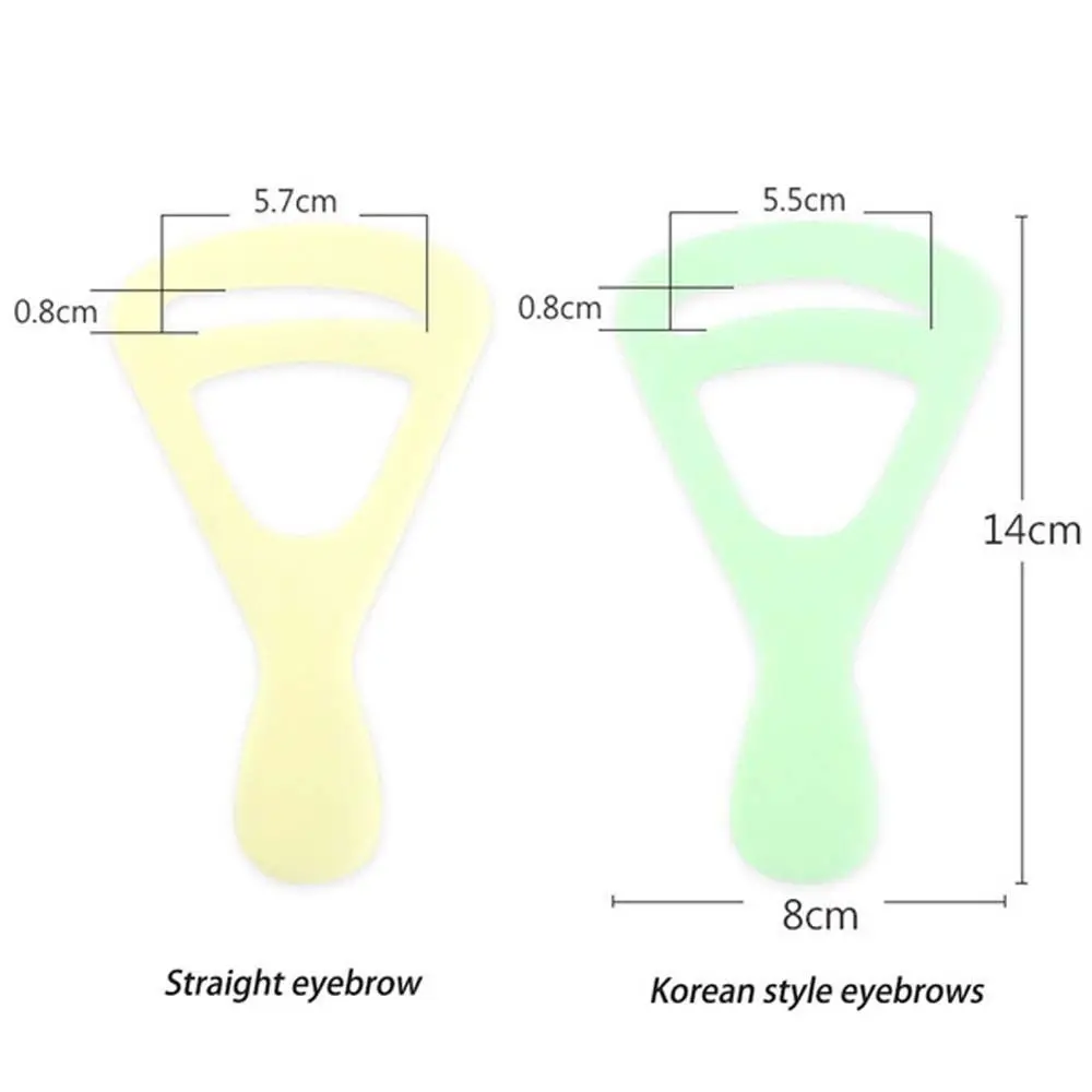 Herramientas de maquillaje portátiles, guía de estilismo DIY, juego de plantillas para cejas, tarjeta de dibujo para cejas, molde moldeador de cuidado, plantilla para dar forma a las cejas