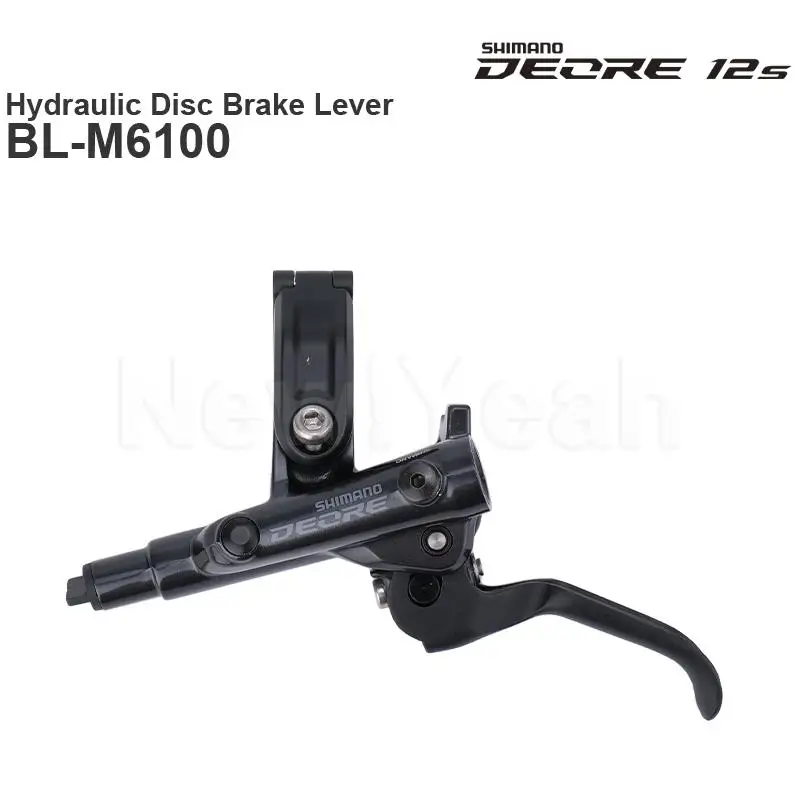 SHIMANO DEORE M6100 M6120 Hydraulic Disc Brake - 4-Piston  with M6100 Brake Lever and  M6120 Brake Caliper unassembled