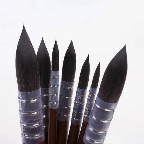 Imagen 2 del producto ArtSecret 17RT pincel multiusos para pintura al óleo, pelo sintético anticaída, mango de madera, arte de acuarela acrílica