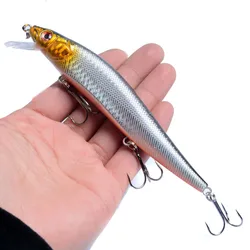 1PCS Fishing Lures Swim Minnow Jig Hard Bait14cm/23g Artificial Trolling Crankbait Wobbler Lures Pike Treble Hook Fishing Tackle