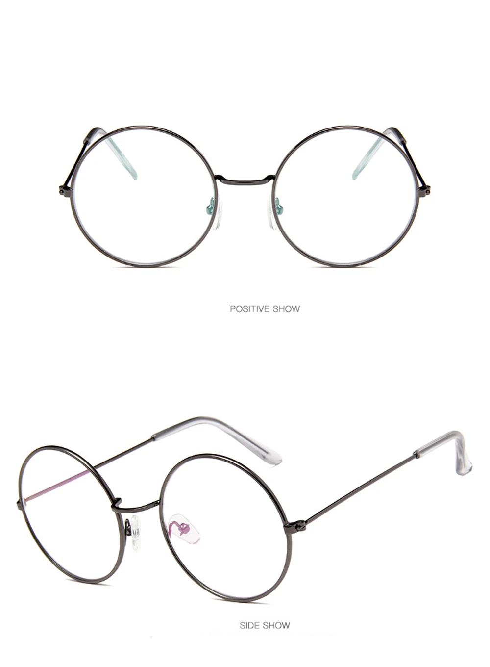 MUSELIFE 2026 Runde Damen-Sonnenbrille UV400 Retro Metall-Sonnenbrille mit Verlaufsgläsern Vintage-Spiegel Luxus-Brillen – Detail 17