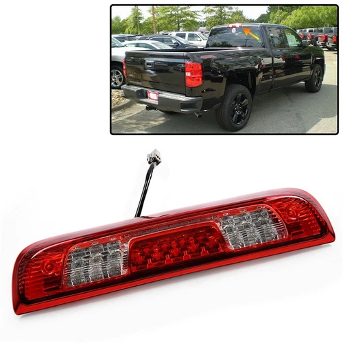 Imagen 1 del producto Ajuste para 2014-2018 Chevy Silverado 1500 Gmc Sierra Led tercera luz de freno lámpara de carga 1 Uds lámparas de coche luces Led accesorios de coche