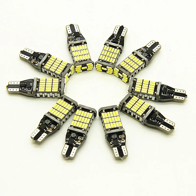 

100PCS Super Bright T15 W16W 921 45SMD LED 4014 Car Auto Canbus Reverse Light Reversing Lighting