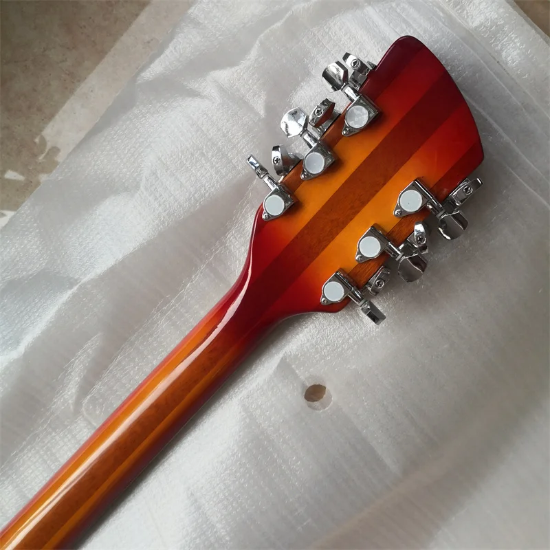 Rickenback-12-String Electric Guitar, Korean Accessories, Midair Center, R Bridge, Customizable Colors