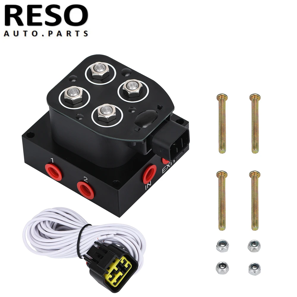 

RESO--Air ride Suspension manifold valve solenoid valve set 12v Solenoid Valve Pneumatic shock absorber VU2