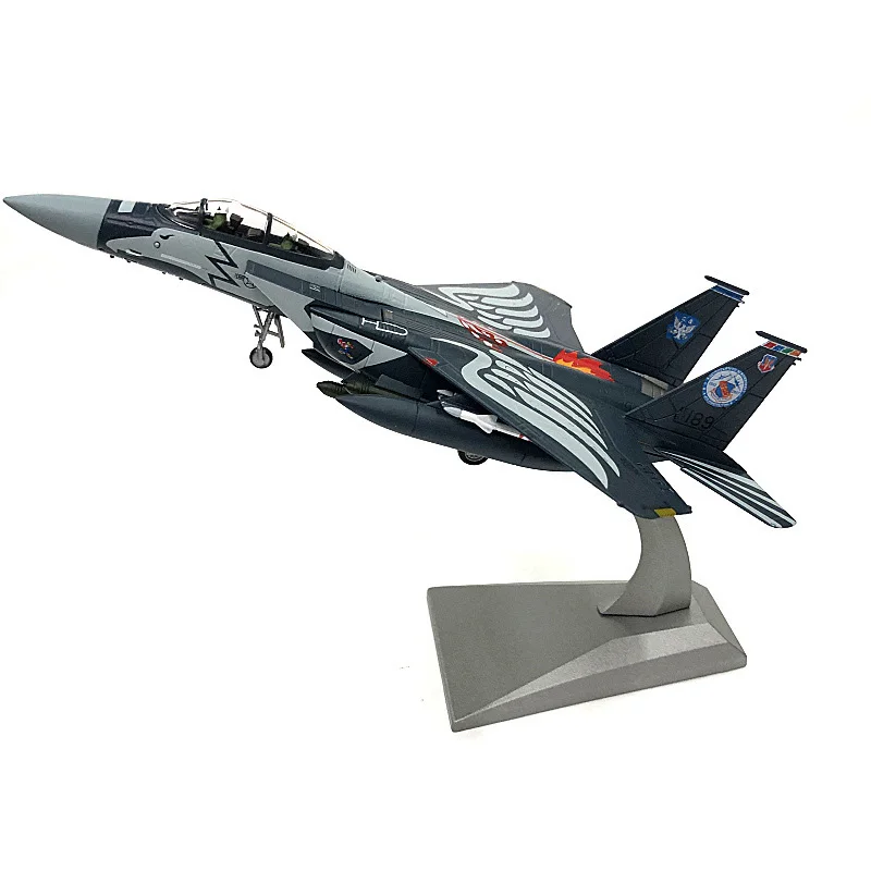 JASON TUTU Diecast Metal 1/100 Scale US Army F-15E Strike Eagle All-weather dual mission fighter Model Planes Drop Shipping