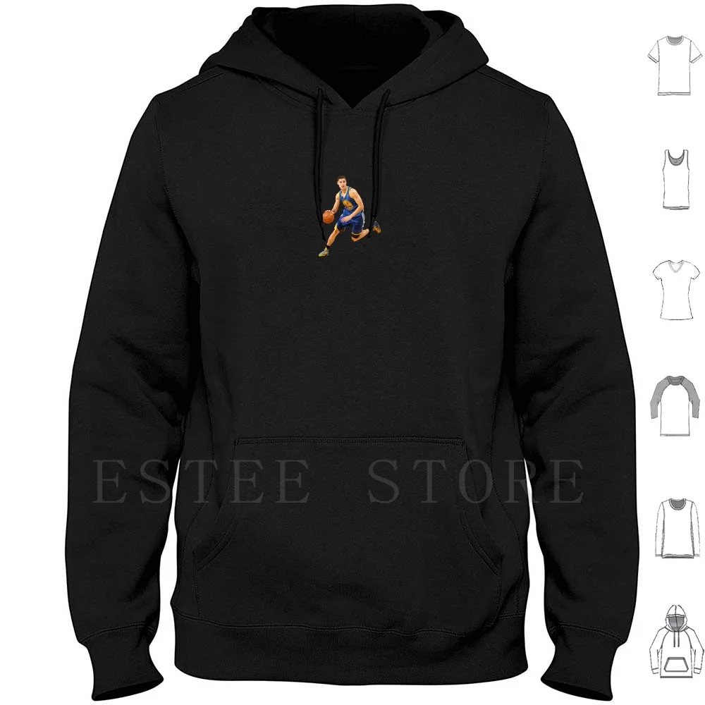 Klay Thompson Hoodie Long Sleeve Klay Thompson Basketball Basket Ball 11 Oakland San Francisco Bay Area Famous Legend Icon