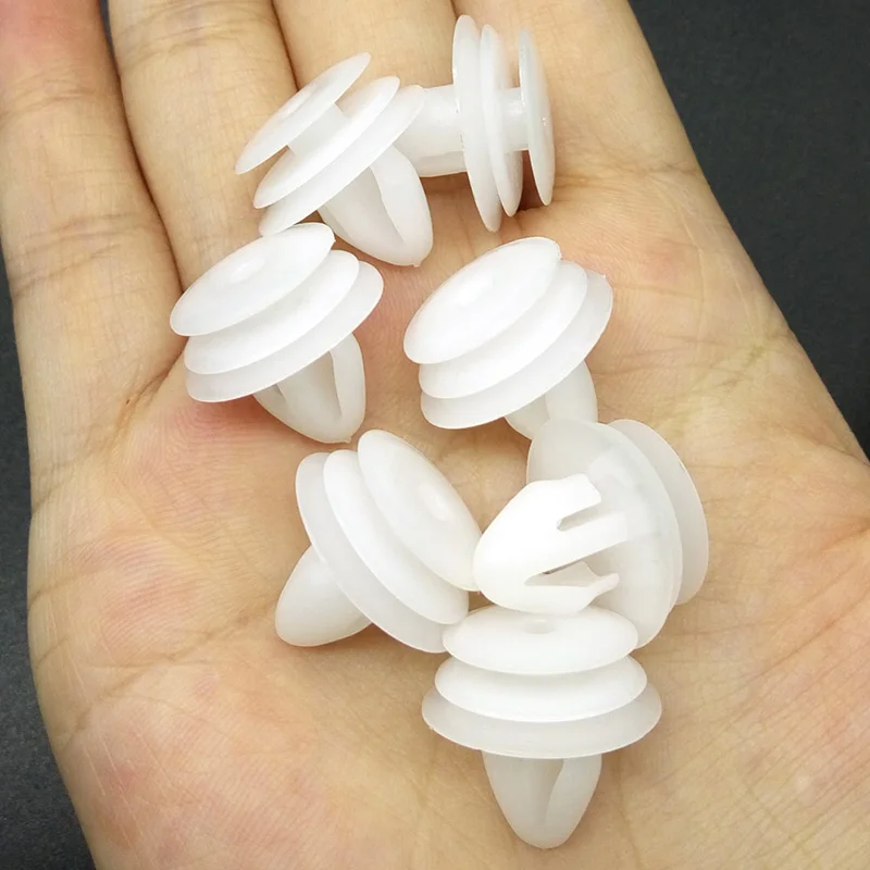 50x Nylon Clips Fasteners For Hyundai Elantra Sonata Tucson Car Door Trim Panel Car Rivets Kit 10mm Accesssories Fasteners part