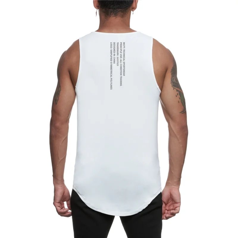 Brand Summer Workout Clothing Mesh Tank Top Men Musculation Gym Bodybuilding Casual Sleeveless Shirt Fitness Quick Dry Vest