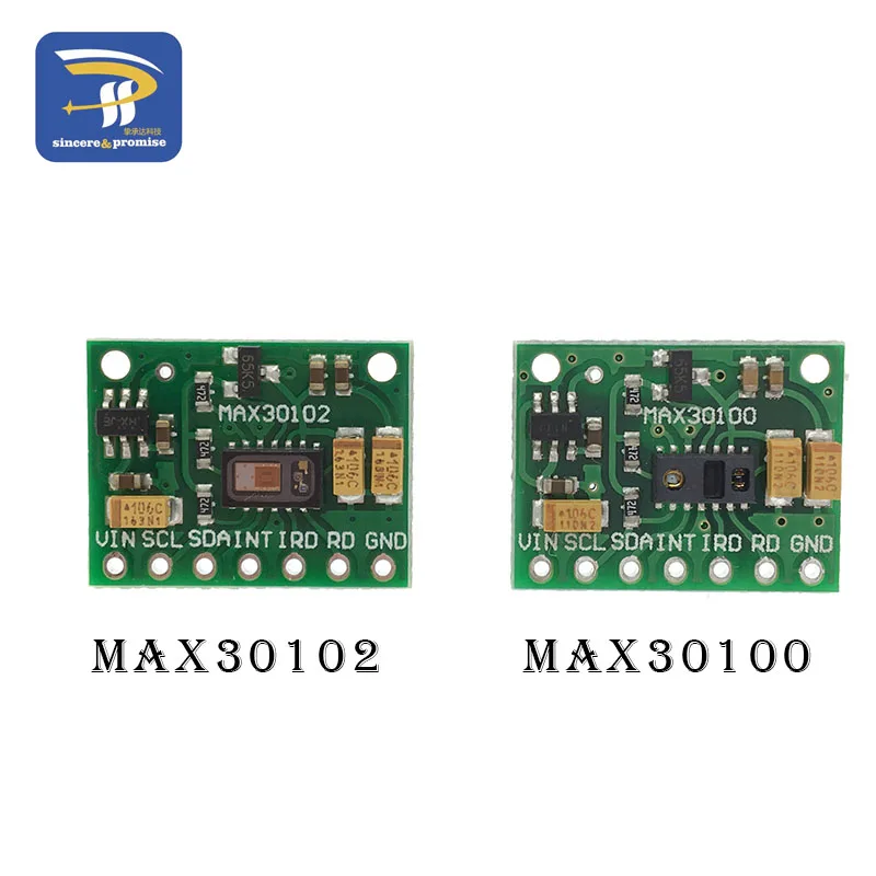 Low Power MAX30102 Heart Rate Pulse Breakout Board For Arduino / Blood Oxygen Sensor Module MAX30100 Pulse Oximeter