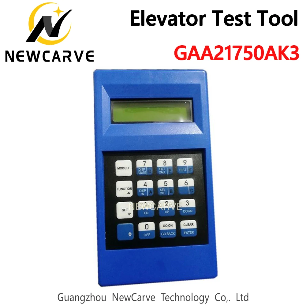 NEWCARVE 블루 엘리베이터 테스트 도구, 무제한 시간 잠금 해제, 최신 엘리베이터 서비스 도구, GAA21750AK3