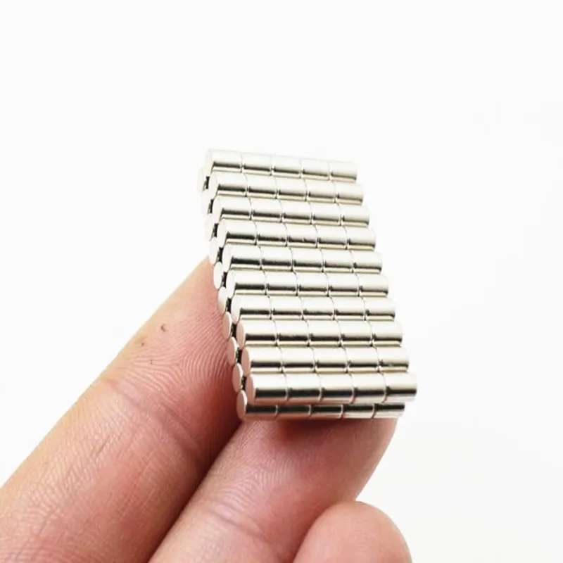 LEDERE 100/500/ 1000pcs 3x4 mm magnet 3mmx4mm high-strength rare earth permanent magnet 3*4 Super strong neymium magnets 3mm 4mm