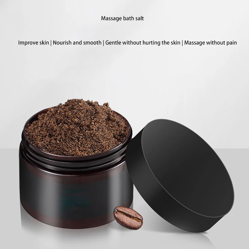 Koffie Body Scrub Exfoliërende Zout Scrub Scrubben Hydrateren Huid, Diepe Reiniging Zeezout Voor Whitening Body Massage Scrub