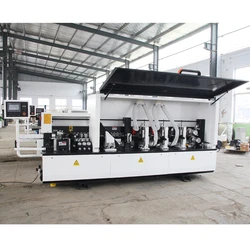 ROBOTEC Woodworking Edge Banding Machine with Auto Fine Trimming and End Cutting Functions with Scraping Polishing