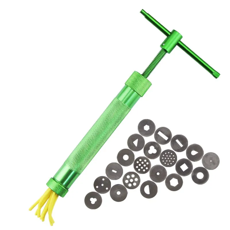 Mud Extruder Set Can Rotate A Variety of Strip Polymer Clay Extruder Ceramic DIY Mud Stick Craft Sculpture Modeling Tool