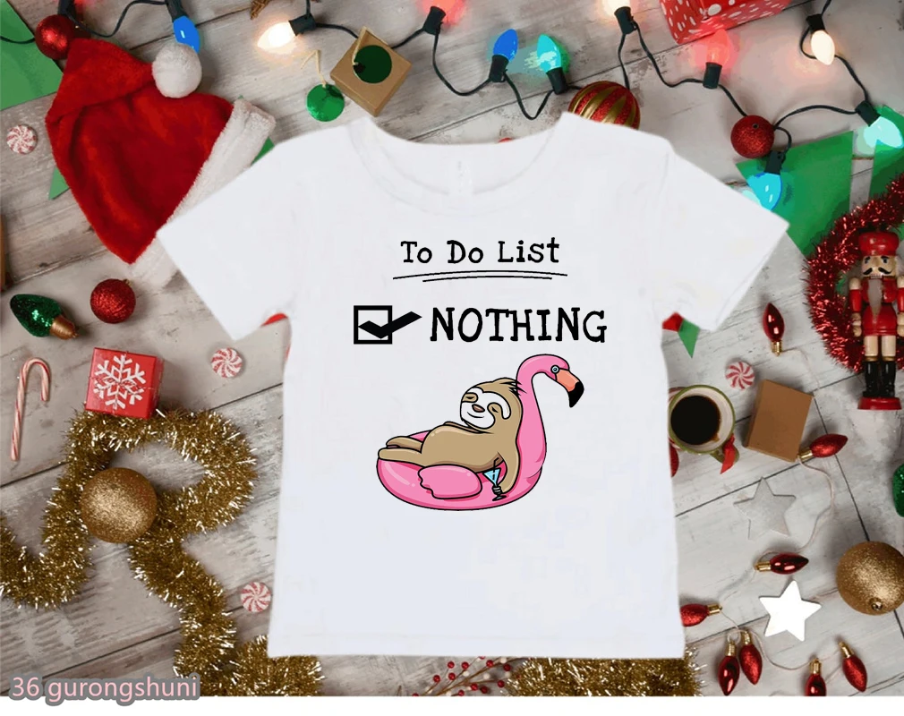 Dabbing Axolotl Cartoon Print T-Shirt Girls/Boy Kawaii Kids Clothes Merry Christmas Gift Tshirt Summer Fashion Children T Shirt
