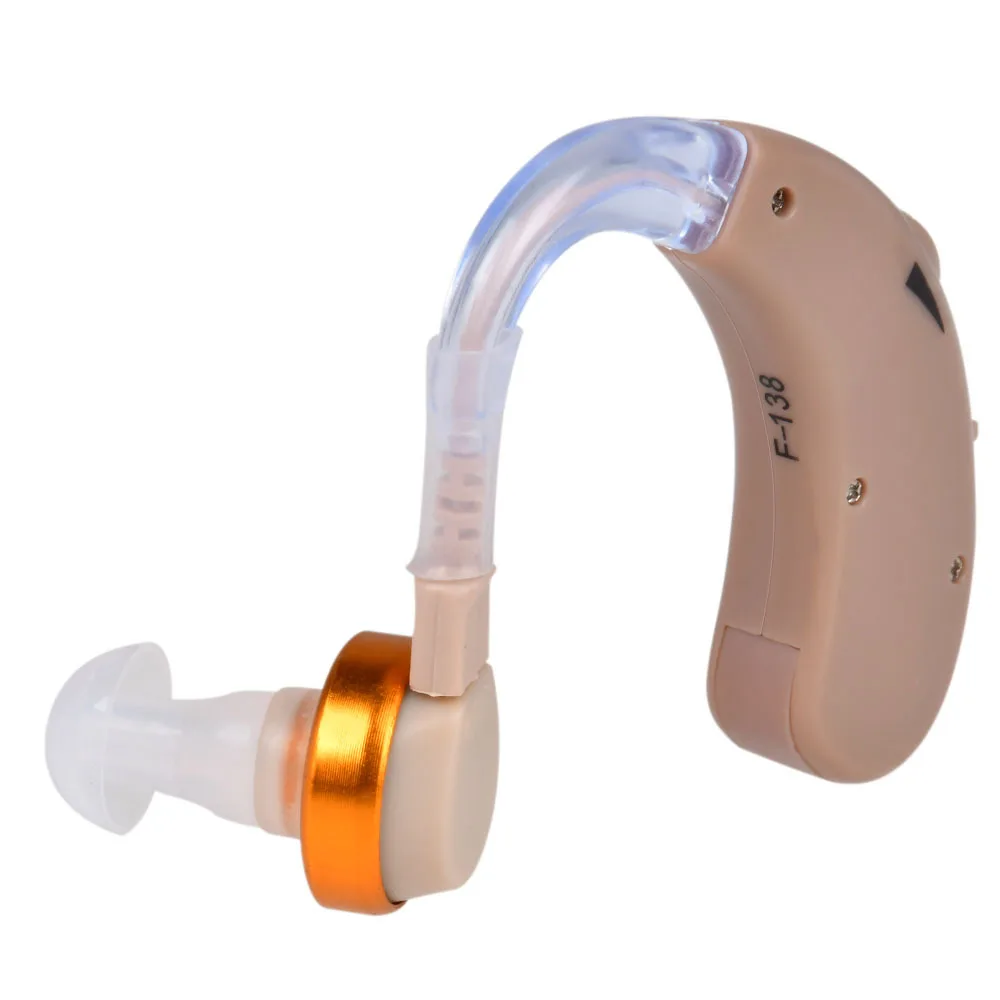 BTE Hearing Aid Voice Sound Amplifier AXON F-138 Hearing Aids Behind Ear Adjustable Health Care