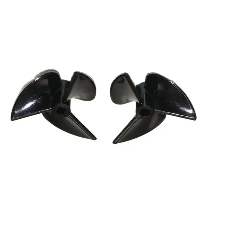 5 stks DIY RC Boot Peddel Modellen 3 Blades Boot Propellers D32 D35 D36 (Glanzend Zwart) CW CCW Voor Rc Boot Accessoire
