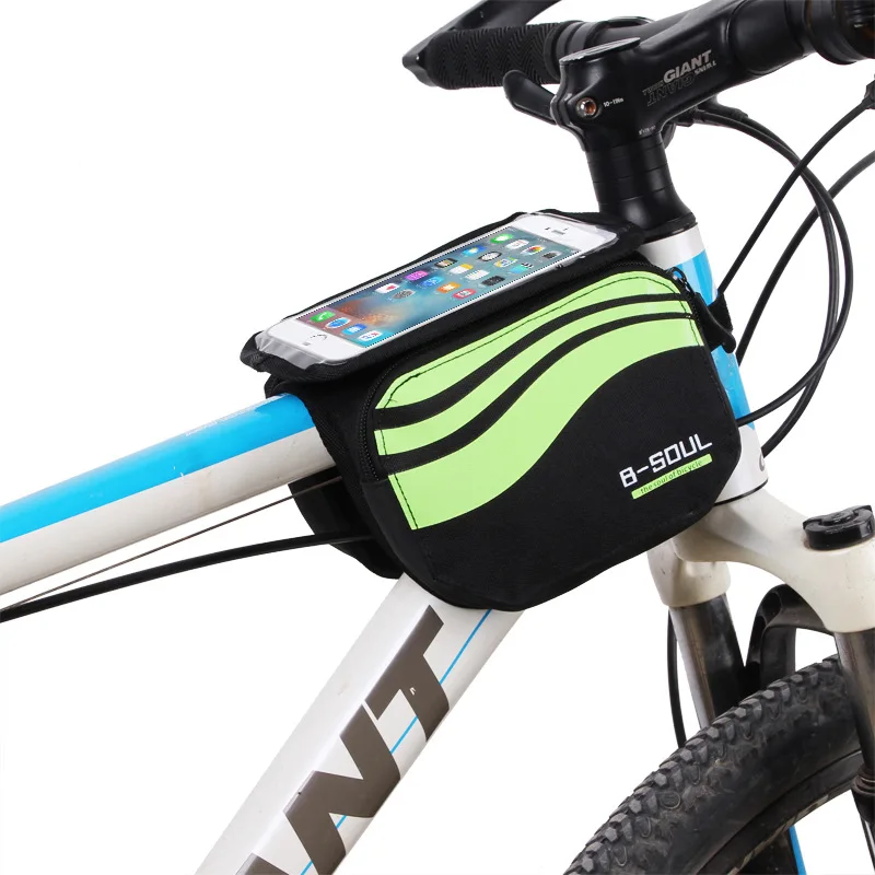 Bicycle Bags Front Touch Screen Mobile Phone Bag MTB Road Mountain Bike Top Tube Bag Cycling Pannier pack Cycling Accessories