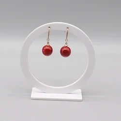 White/Clear Acrylic Round Earring Display Earring Holder Earring Stand Jewelry Display Earring Stud Organizer Crystal Show Rock