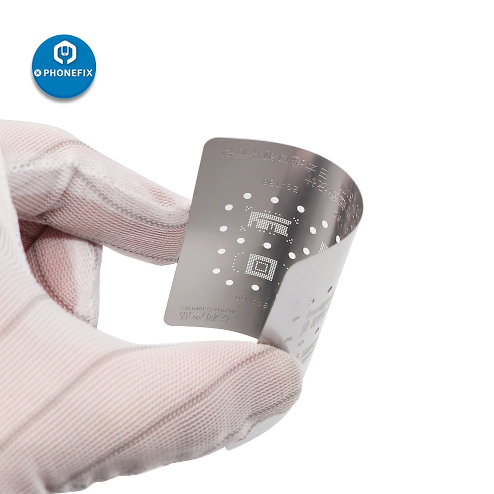 Thợ Cơ Khí ITin27 BGA Reballing Stencil 0.15Mm Tín Trồng Cho EMMC BGA221 153 169 254 162 186 149 95 134 nhiệt Trực Tiếp Bản Mẫu