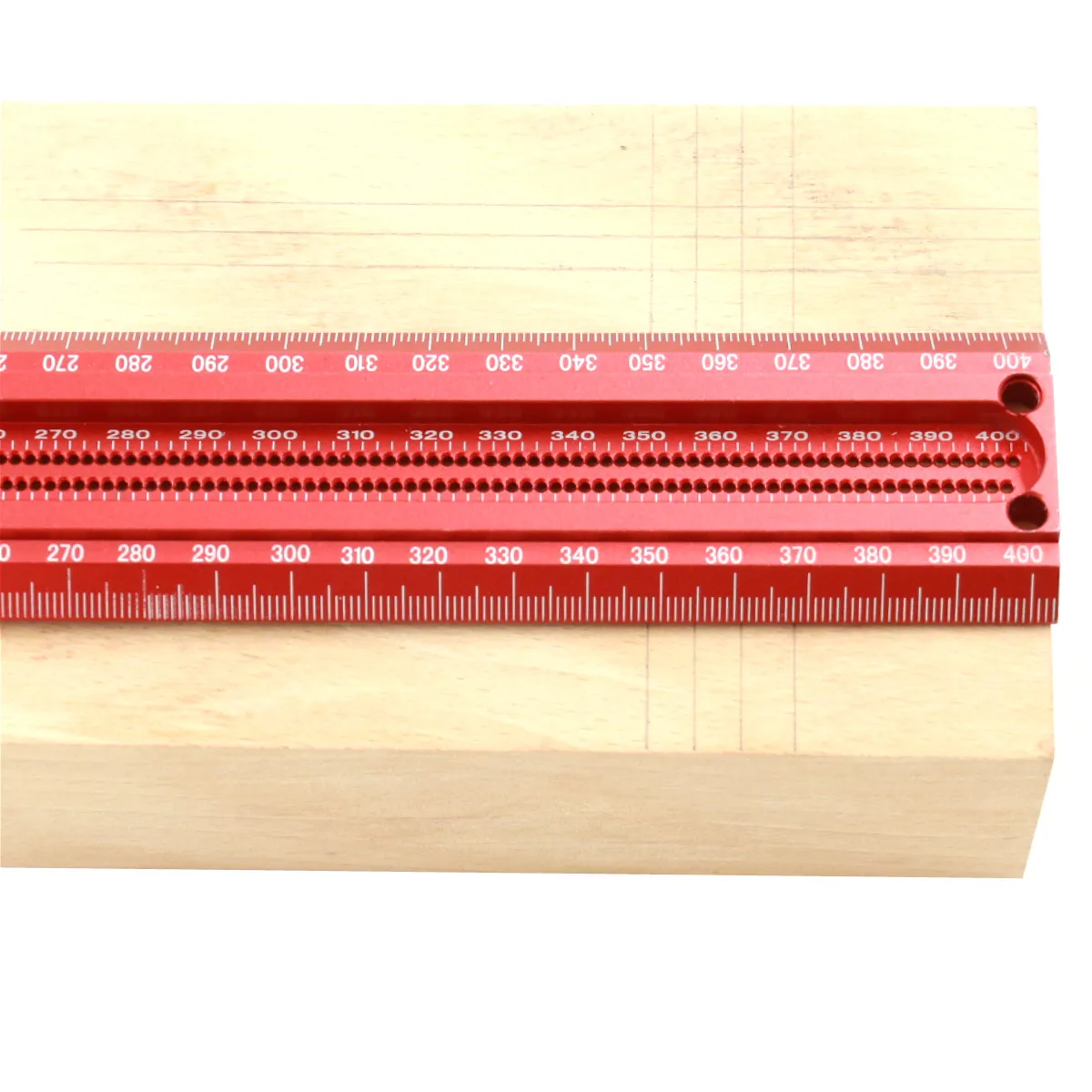 Precision Marking T-Ruler Aluminum Alloy Woodworking Scribe Marking Gauge Deluxe Crossed-out Hole Scribing Ruler Measuring Tools