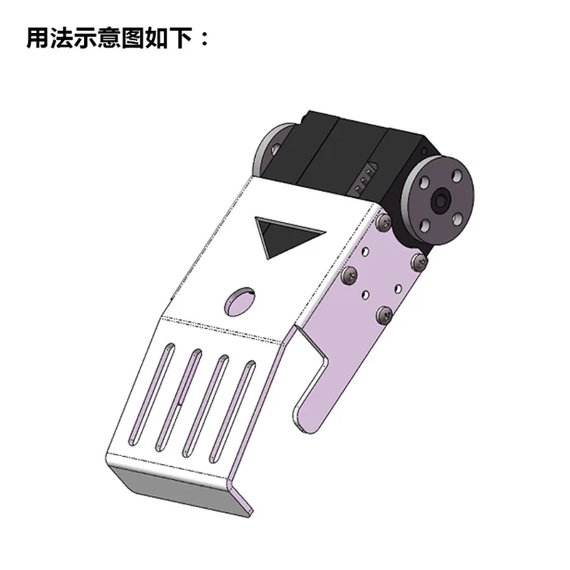 Dubbele as servobeugel/Robothand/ Diy accessoires