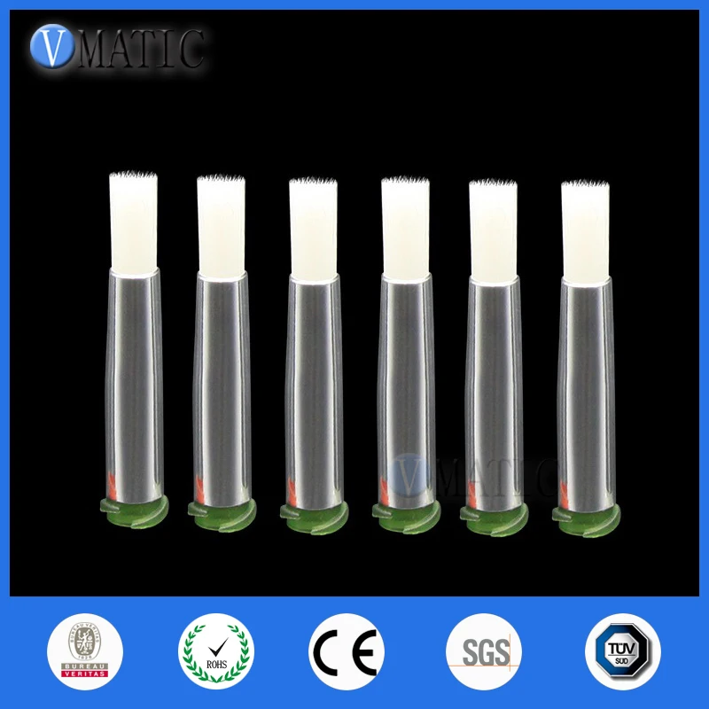 

Free Shipping 10Pcs 14G Dia 5mm Round Brush Tip Liquid Glue Dispensing Syringes Needle Brush Tip