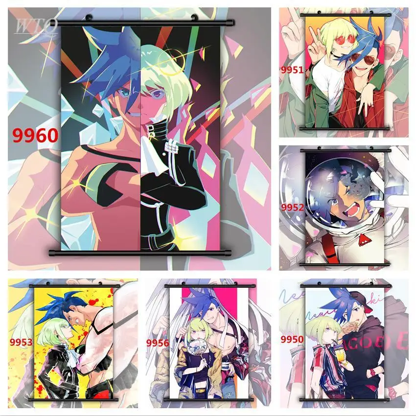 Promare YAOI Galo Thymos X Lio Fotia Canvas Painting Anime Posters Wall Decor Posters and Prints Wall Art Picture Home Decor