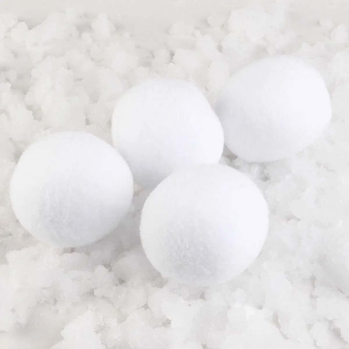 NEW 30/50Pcs 7cm Indoor Realistic Fake Soft Snowballs for Fight Game Christmas Fun Kids Educational Toys for Children Gift