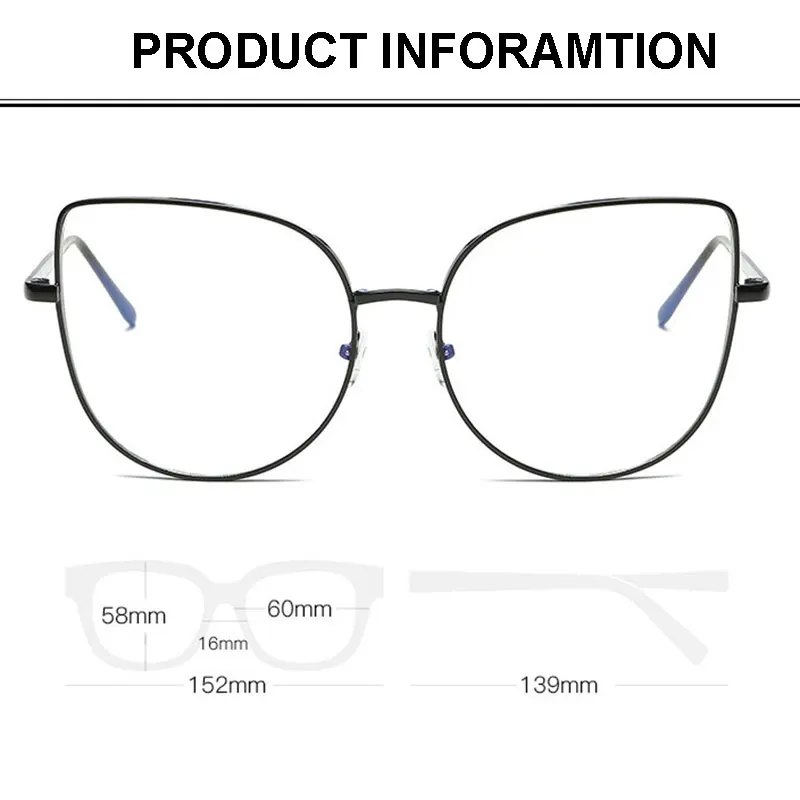 New Arrival Fashion Metal Frame Glasses Full Rim Optical Spectacles Men and Women Style Hot Selling