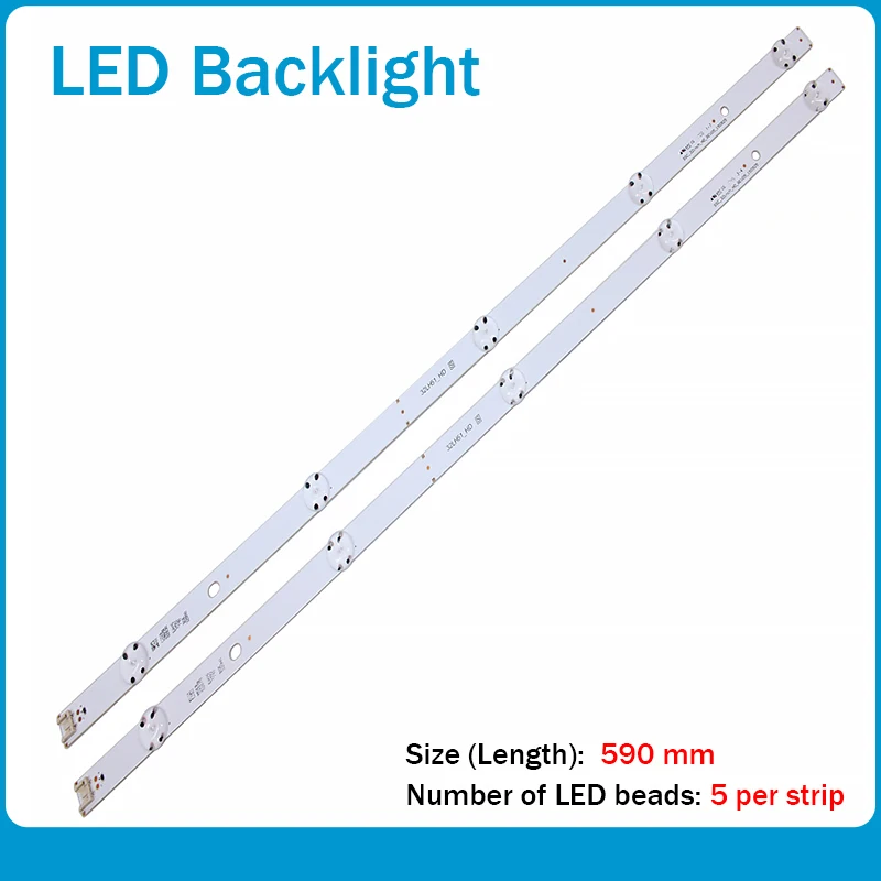 Strip lampu latar LED, Strip lampu latar LED untuk LG LG Strip 32LH51_HD 323232lh510 32LH51_HD 32LH51_HD S 2 buah/set