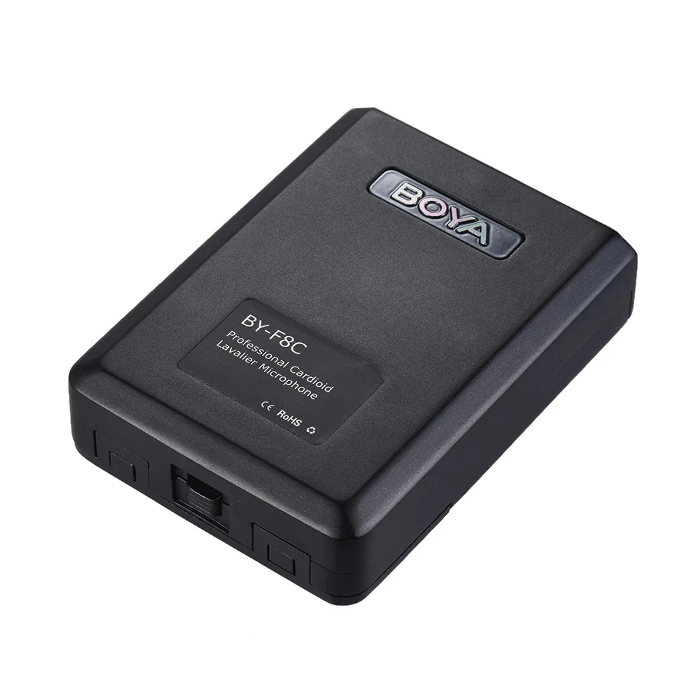 BOYA BY-F8C Professional XLR Cardioid Lavalier Microphone for DSLR Camera Sony Panasonic Camcorder Vocal & Acoustic Guitar Video